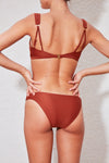 L'Enivrant - Coffee - Top Wrap top