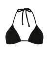 anja triangle bikini top black charmeur front