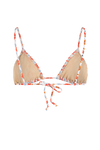 anja triangle bikini top aztec radiant behind