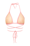 anja triangle bikini top l'enchanteur pink behind