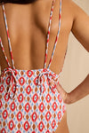 anja swimsuit one-piece le piccolo aztèque close up face