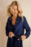 anja prêt à porter shirt la dévouée navy vu face