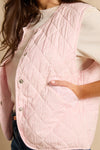 anja ready-to-wear jacket la détendue striped pink close-up