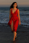 anja prêt à porter skirt l'impertinente red photo shoot