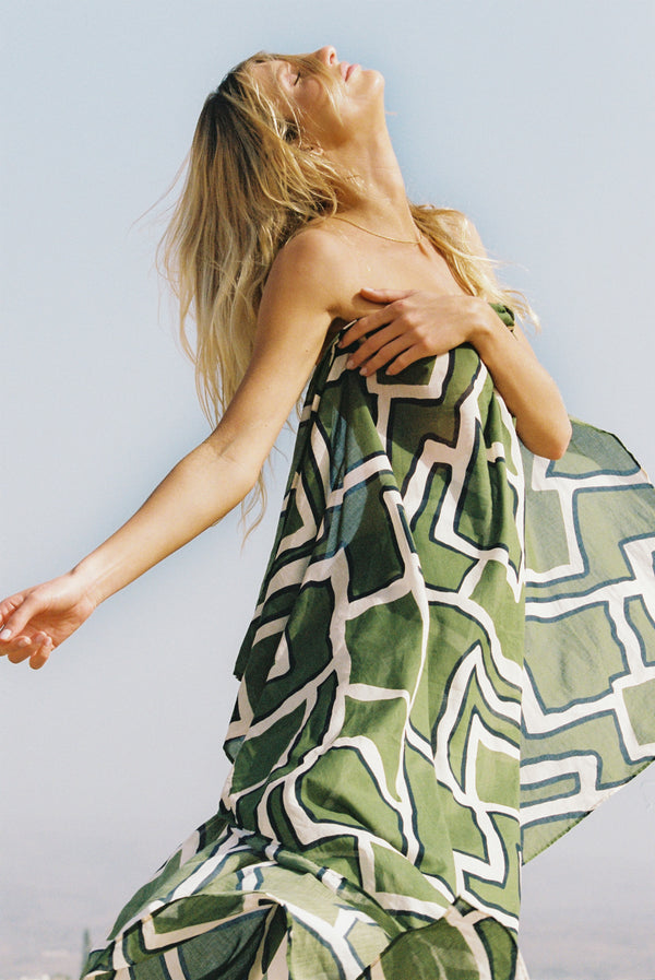 Le Paréo - Khaki graphic