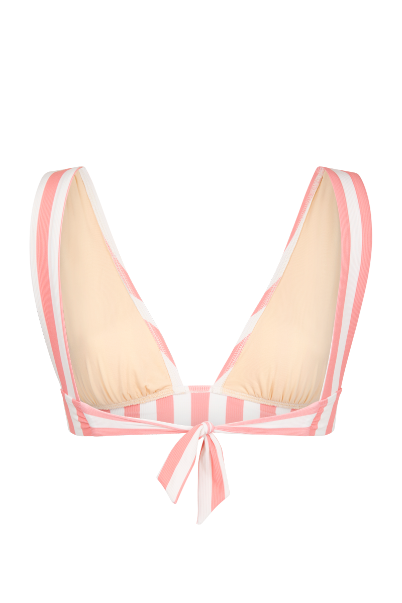 anja x baba bikini top scarf l'ensorcelant pink behind