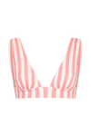 anja x baba bikini top scarf l'ensorcelant pink front