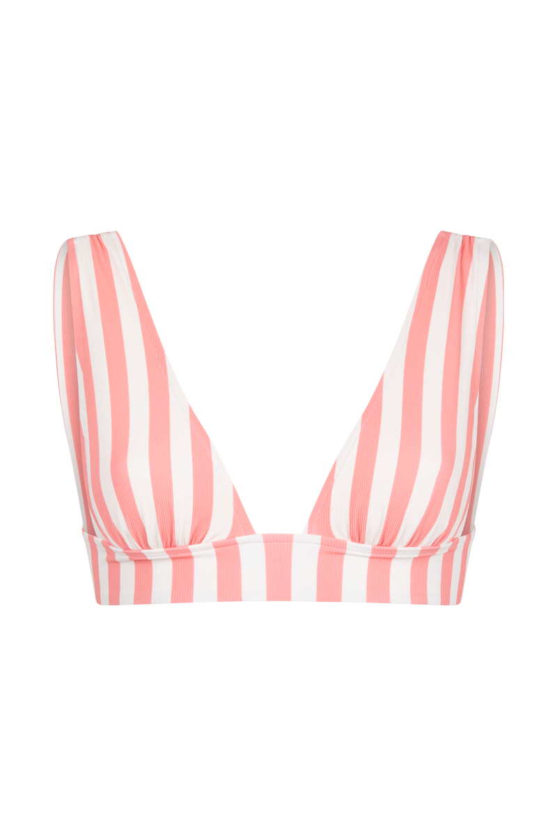 anja x baba bikini top scarf l'ensorcelant pink front