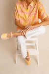 anja x capulette shoes la bambina tie & dye  studio background