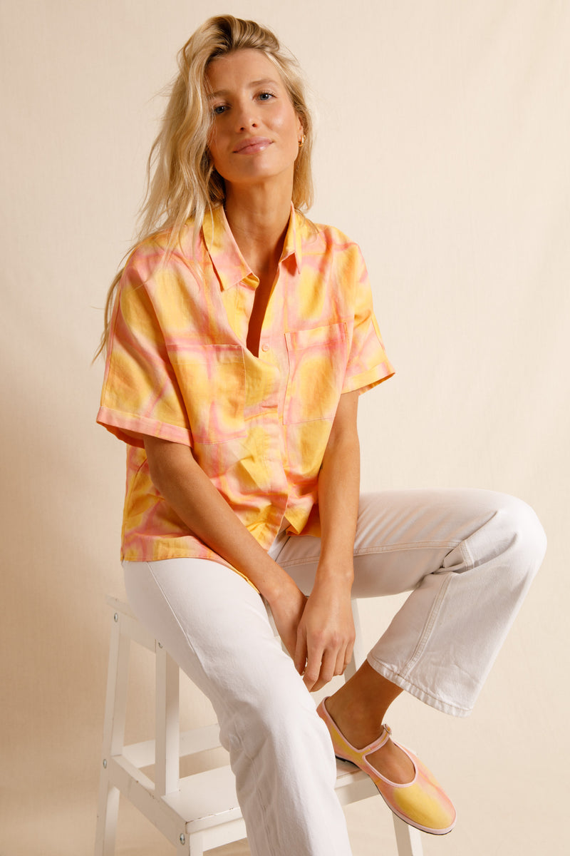 anja x capulette shoes la bambina tie & dye  vu face