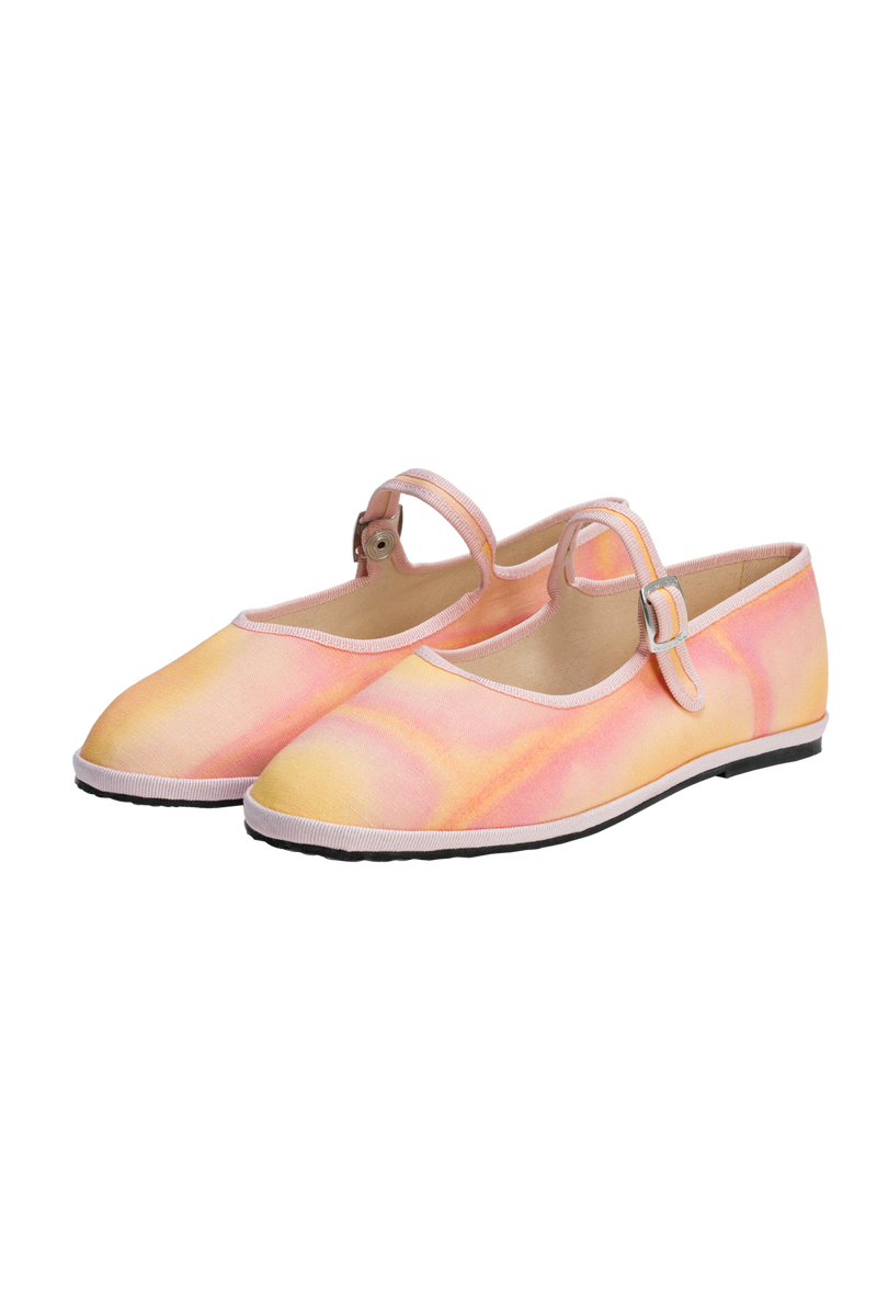 anja x capulette shoes la bambina tie & dye  front