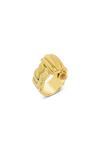 anja x daphine ring isa gold product trimmed vu face