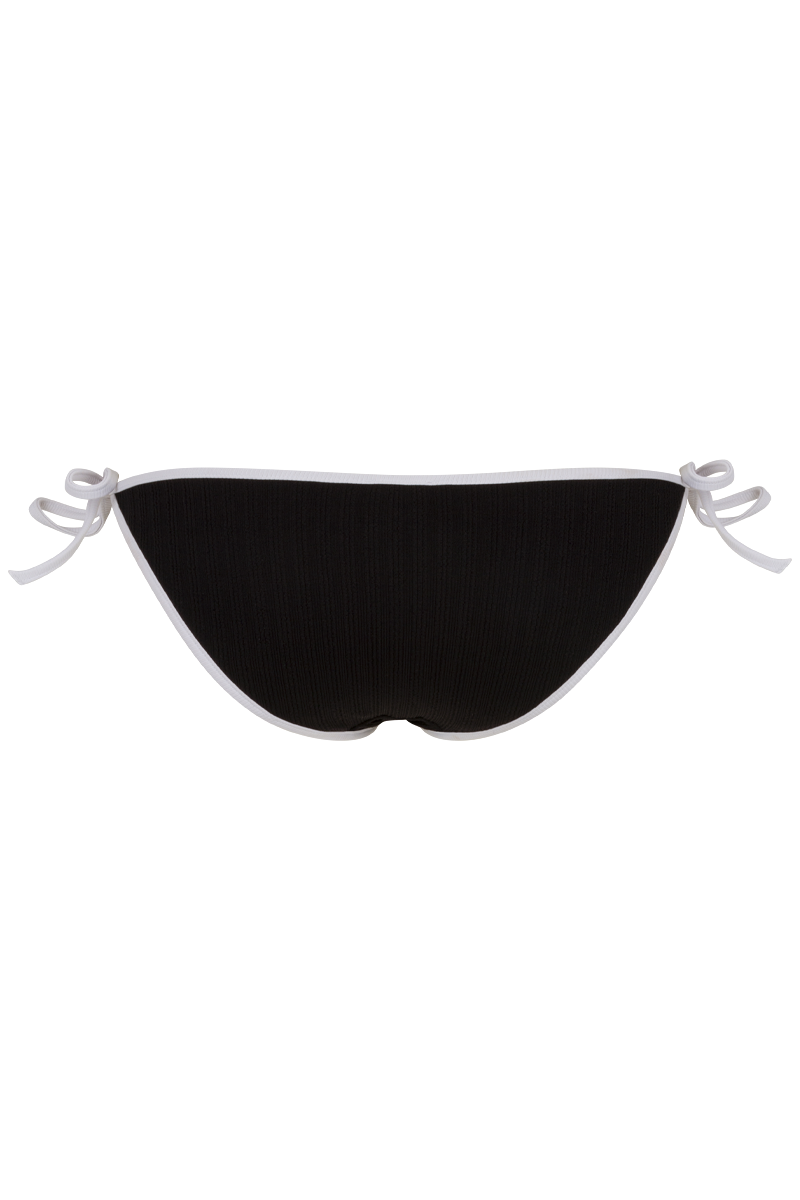 anja Tie side bikini bottom the timeless black behind