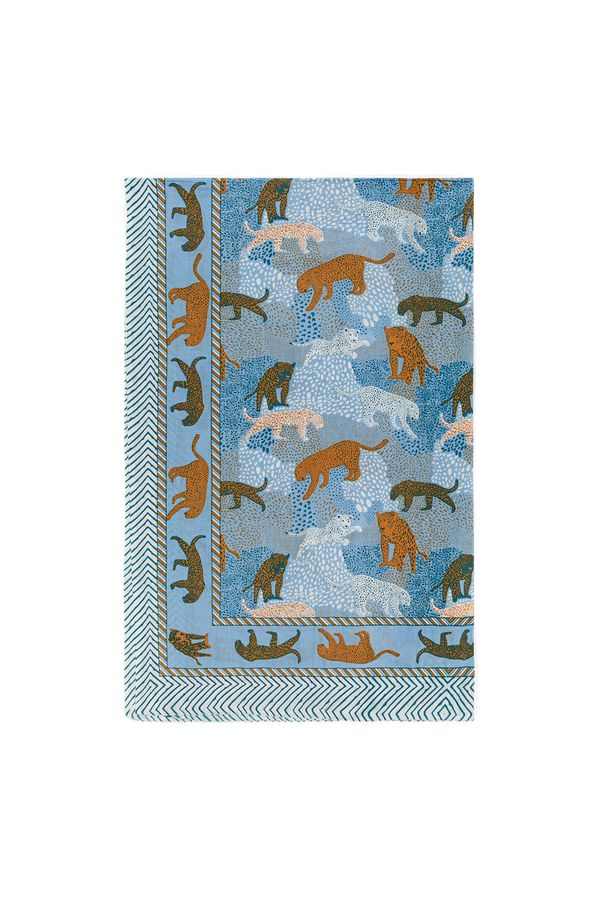 Le Paréo - Tiger print - Blue