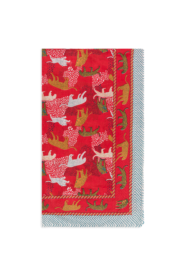 Le Paréo - Tiger print - Red