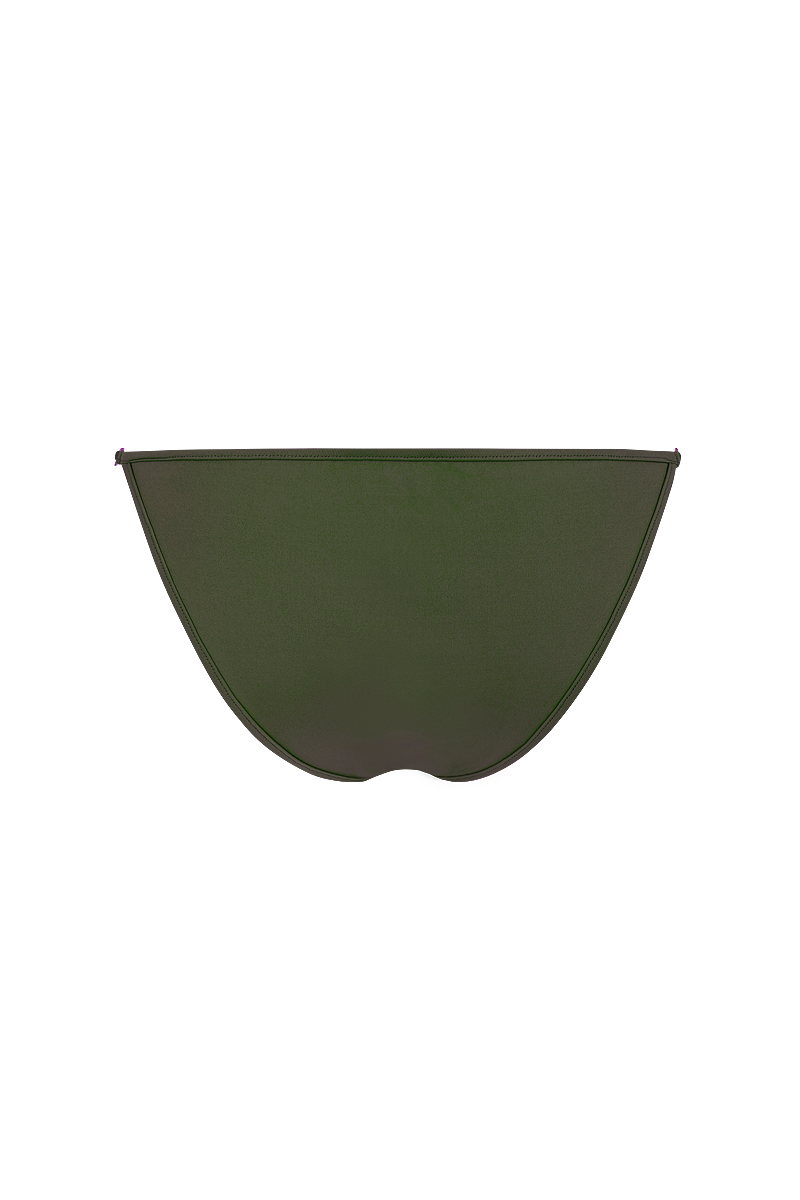 Le Charmeur - Khaki - low-rise bottom