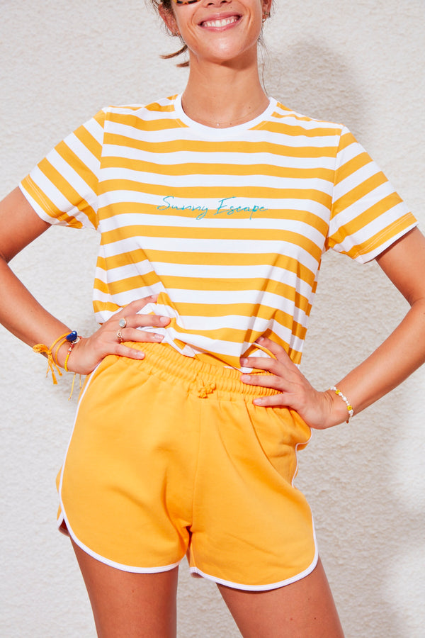 The Tshirt - Rayé Jaune