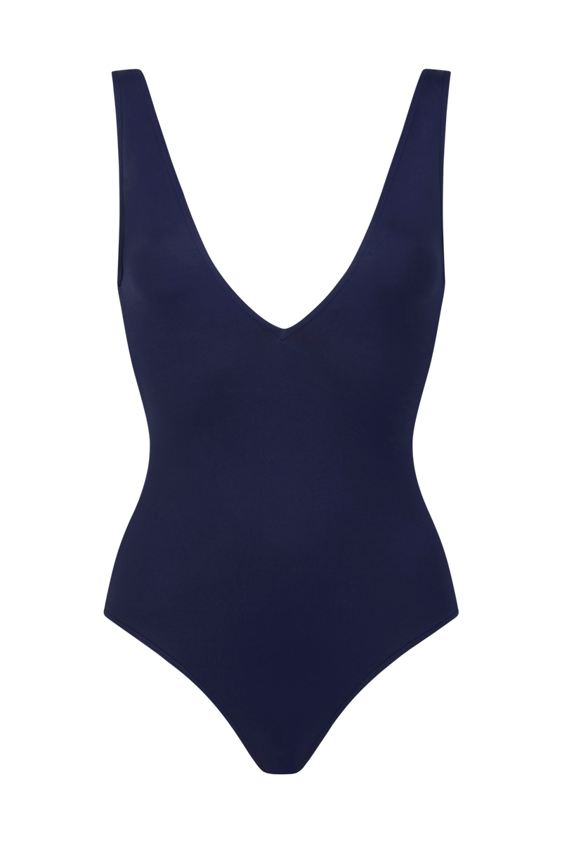 anja swimsuit one-piece essential navy front