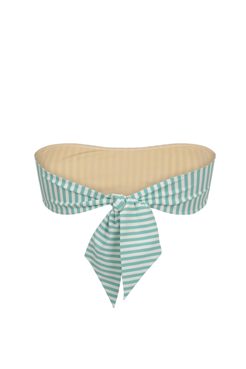 Le Radieux - Mint Stripe - Top Strapless